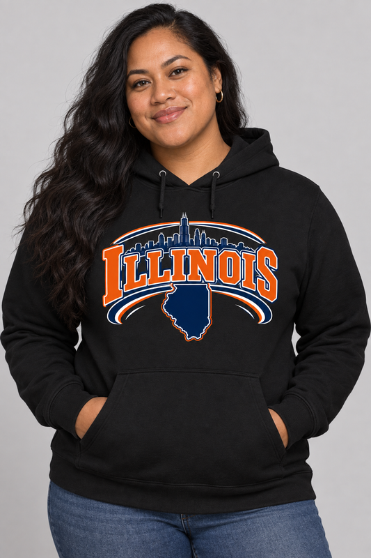 Illinois Hoodie Design