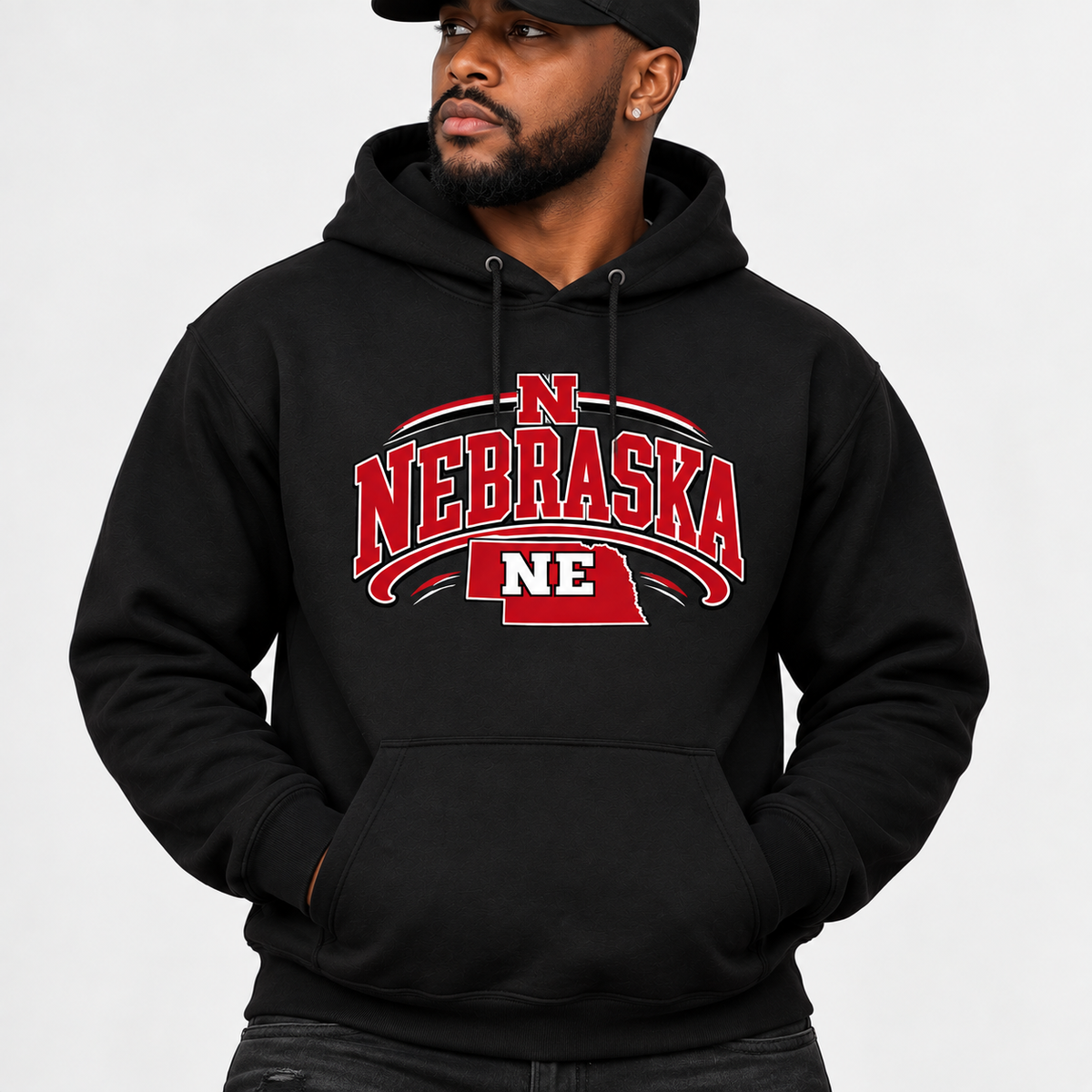 Nebraska Design Hoodie