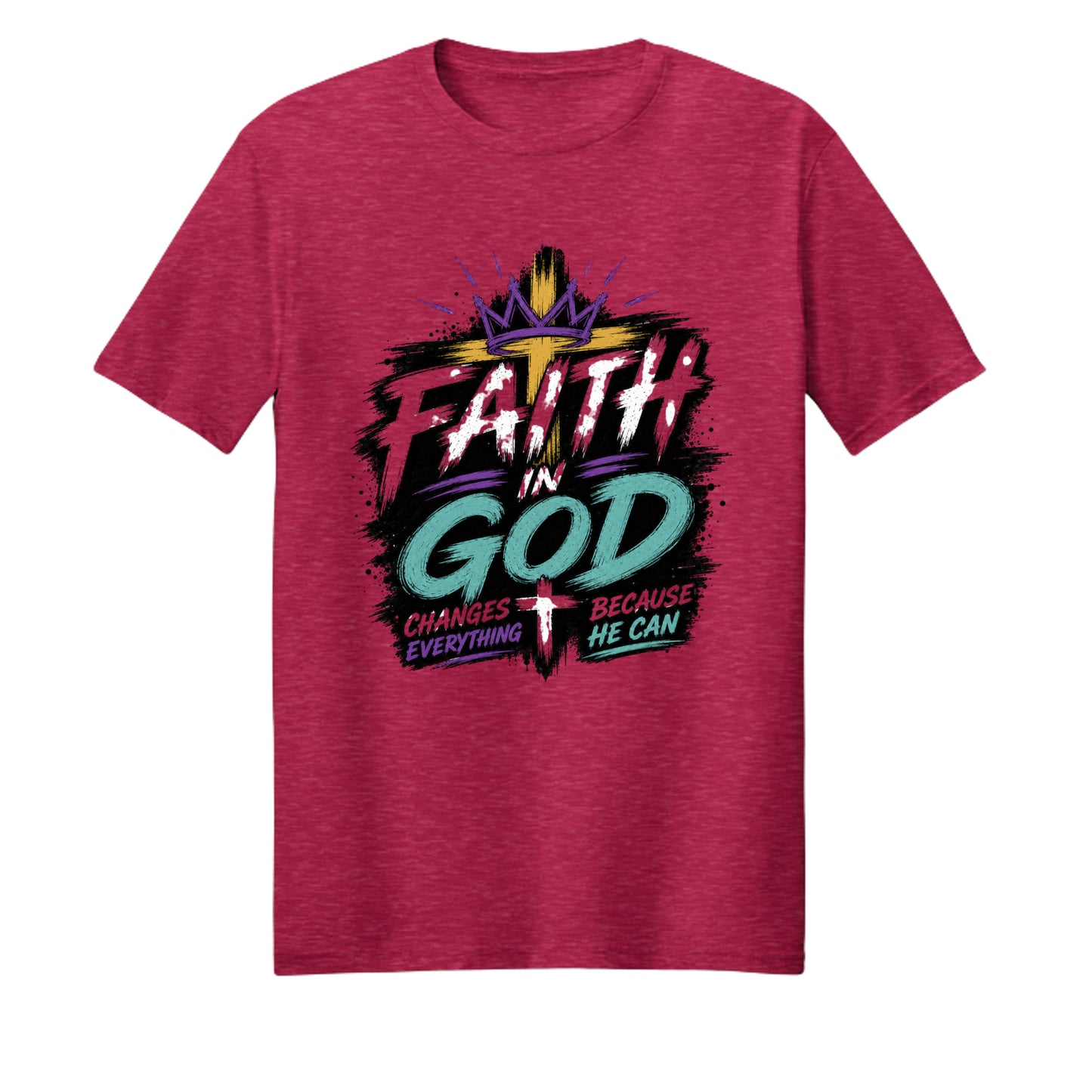 Heather Red - 3000 - FRONT